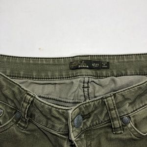PrAna straight leg Olive jeans size 4/27